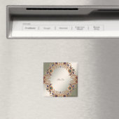 エレガント ゴールド ジュエル フラワーマグネット マグネット (インサイチュ (食洗機))