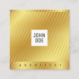 エレガント ゴールド スクエア ビジネス カード