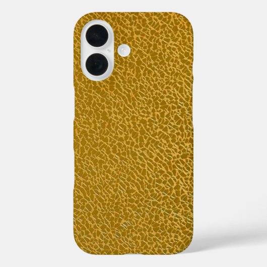 エレガント ゴールド テクスチャー 保護 Case-Mate iPhoneケース (裏面)