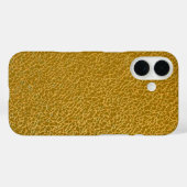 エレガント ゴールド テクスチャー 保護 Case-Mate iPhoneケース (裏面 (横))