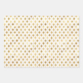 エレガント ゴールド ディテール ラッピングペーパーシート (正面3)