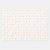 エレガント ゴールド ディテール ラッピングペーパーシート (正面)