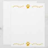 エレガント ゴールド パーズ 紙 シーツ (正面/裏面)