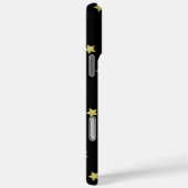エレガント ゴールド&ブラック スターパターン モノグラム Case-Mate iPhoneケース (裏面 / 右)