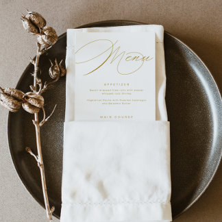 エレガント ゴールド メニュー