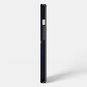 エレガント ゴールド K モノグラム iPhoneケース (左側面)