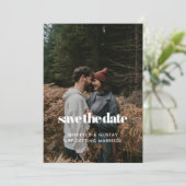 エレガント&シックなクリームフォト セーブザデート (スタンド正面)