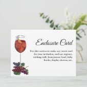 エレガント＆シックなゴールド ヴィノビフォアバウズ ワインブライダル 招待状 (スタンド正面)