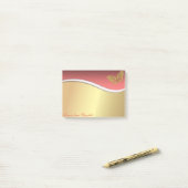 エレガント シックなスタイリッシュ バタフライ ポストイット (デスク上)