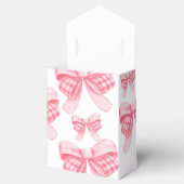 エレガント&シックなピンクボーガールベビーシャワー フェイバーボックス (オープン)
