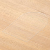 エレガント&シックなボタニカルクレストモノグラ結婚ムの アクリル招待状 (レイダウン)