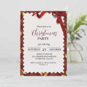 エレガント&シックパーティーホリデーパーティー 招待状 (スタンド正面)