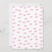 エレガント&シック花びらとプロセッコブライダルシャワー 招待状 (裏面)