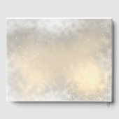 エレガント シック ゴールド ウェディング ゲストブック (裏面)