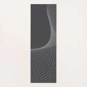 エレガント，シック，シンプルグラフィックモダンパターンアート ヨガマット (裏面)