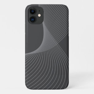 エレガント,シック,シンプルグラフィックモダンパターンアート iPhone 11 ケース