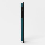 エレガント シック ブルー ティール Case-Mate iPhoneケース (裏面/左)