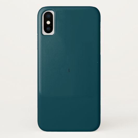 エレガント シック ブルー ティール Case-Mate iPhoneケース (裏面)