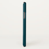 エレガント シック ブルー ティール Case-Mate iPhoneケース (裏面/右)