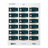 エレガント シック 洗練された バレリーナ 緑 ラベル (フルシート)