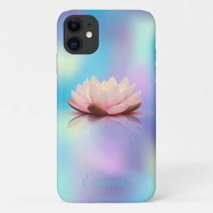エレガント シック 蓮 蓮色 ホログラフィック iPhone 11 ケース