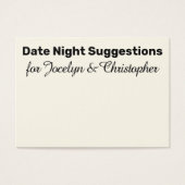 エレガント、シンプル日のナイトサジェクションクリームカード (正面)