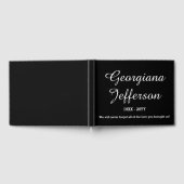 エレガント&シンプル葬儀記念ゲストブック ゲストブック (全面)