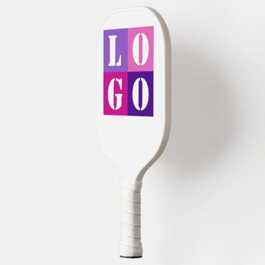 エレガント シンプル パーソナライズ ウェディング カスタム アイデア ピックルボールラケット (左)
