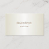 エレガント シンプル ミニマル 名刺 (正面)