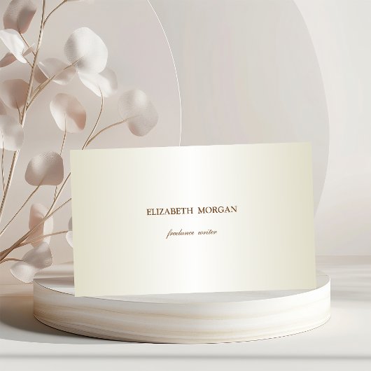 エレガント シンプル ミニマル 名刺