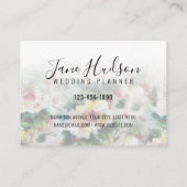 エレガント シンプル ミニマル 編集可能な名刺 名刺 (裏面)