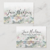 エレガント シンプル ミニマル 編集可能な名刺 名刺 (正面/裏面)