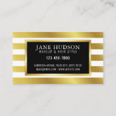 エレガント シンプル ミニマル 編集可能な名刺 名刺 (裏面)