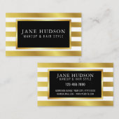 エレガント シンプル ミニマル 編集可能な名刺 名刺 (正面/裏面)