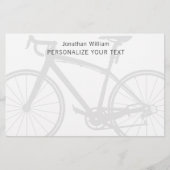 エレガント シンプル 自転車 レトロ パーソナル ステーショナリー (正面)