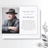 エレガント&シンプルThank You Funal Photo サンキューカード