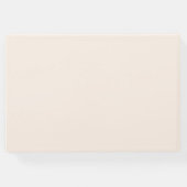 エレガント，スクリプトフォント，ベージュ結婚ズ ゲストブック (裏面)