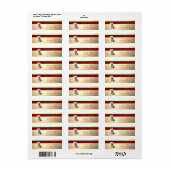 エレガント,スタイリッシュサンタハット付き猫 ラベル (フルシート)