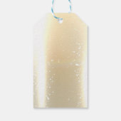 エレガント,スタイリッシュ松の木，クリスマス・トナカイ ギフトタグ (裏面)