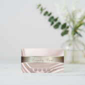 エレガント,ストライプの,サテンロイヤリティカード ロイヤリティカード (スタンド正面)