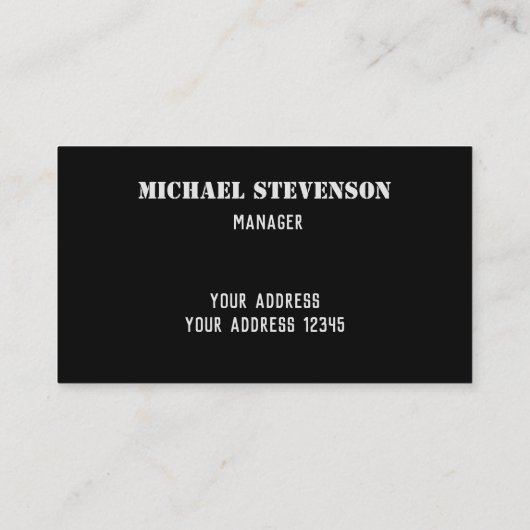 エレガント,ストライプパタストライプのーン 名刺 (裏面)