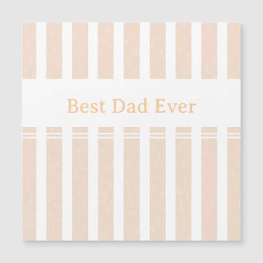 エレガント ストライプ Best Dad Ever オリジナル (正面)