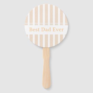 エレガント ストライプ Best Dad Ever オリジナル ハンドファン