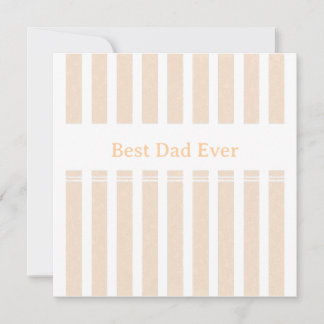 エレガント ストライプ Best Dad Ever オリジナル 招待状