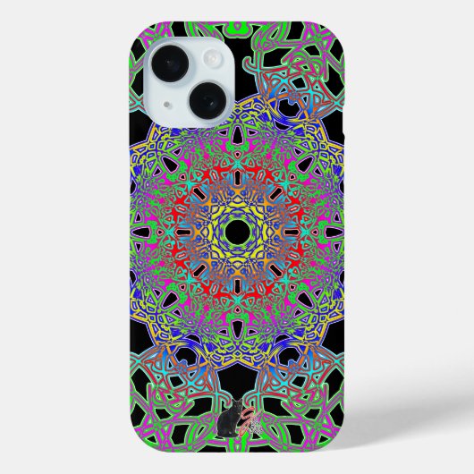 エレガント スペクトルグリフ Case-Mate iPhoneケース (裏面)