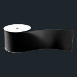 エレガント ソリッド ブラック グログランリボン<br><div class="desc">■ ブラック</div>