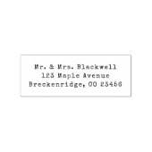 エレガント タイプライター ラバースタンプ (インプリント)