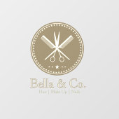 エレガント タイムレス プロフェッショナル ヘアー&ビューティーサロン ウィンドウサイン (シート)