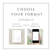 エレガント ダスティブルー スクリプトクロス 洗礼 招待状