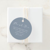 エレガント ダスティーブルー サンクス フェイバータグ (インサイチュ)